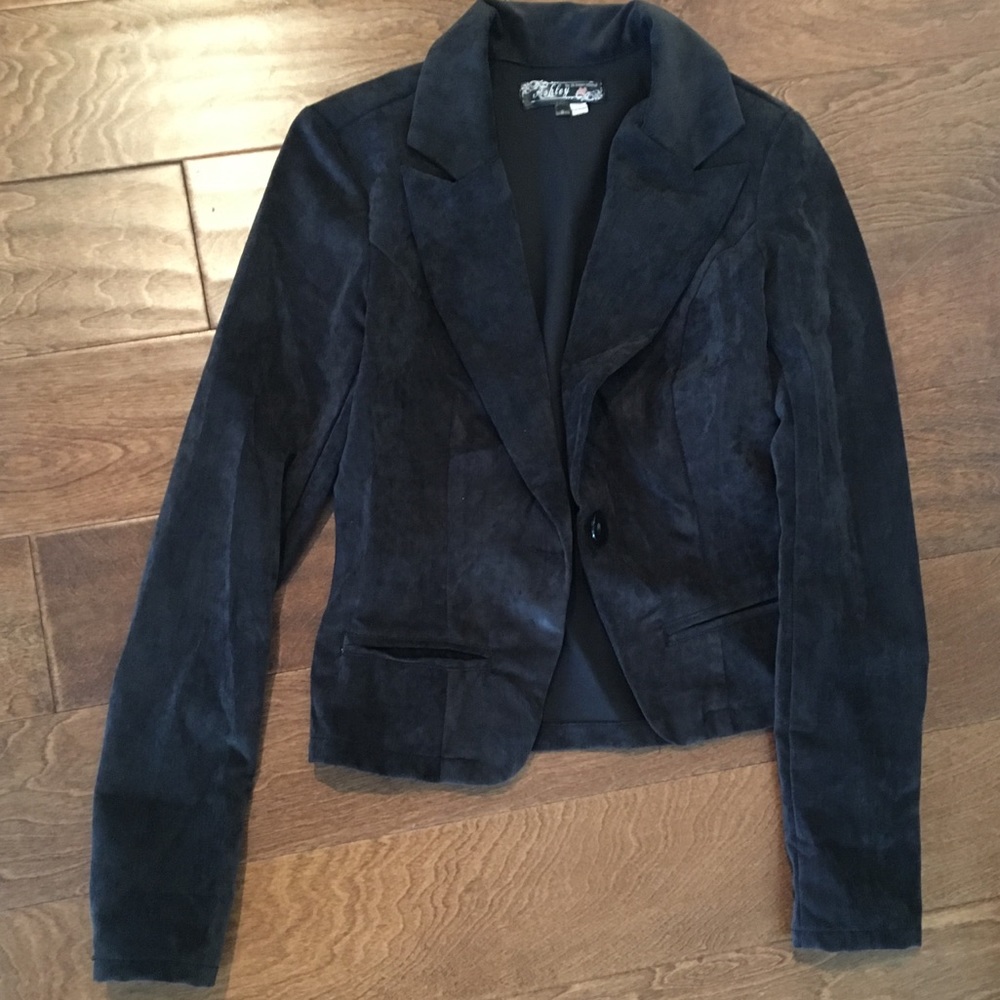 Ashley by 26 international grey Jacket women sz S vintage new never worn